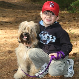 Here I am with my boy Jonas